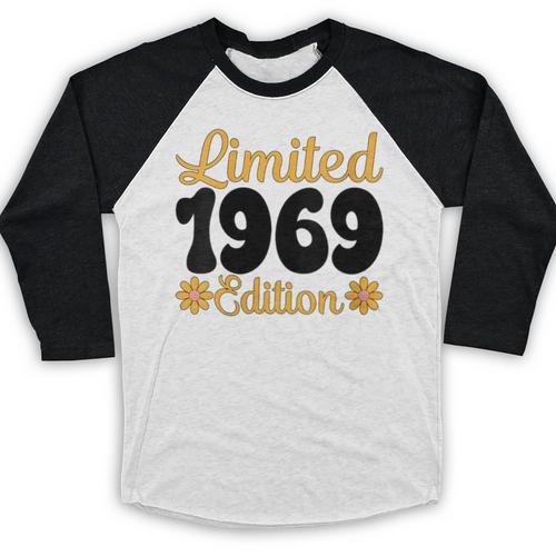 Limited 1969 Edition Retro Nostalgia Art Baseball Raglan Shirt - Figerry