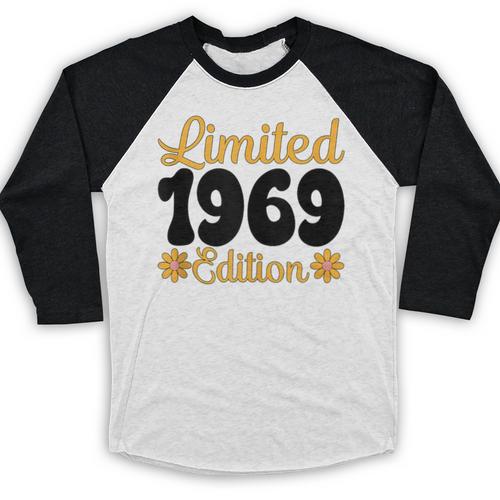 Limited 1969 Edition Retro Nostalgia Art Baseball Raglan Shirt - Figerry