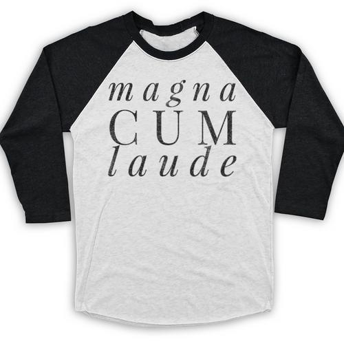 Magna Cum Laude Graduation Honors T Shirt Baseball Raglan Shirt - Best Gift Smart