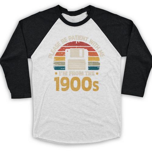 Millennials Please Be Patient With Me I'm From The 1900s Premium Baseball Raglan Shirt - Figerry