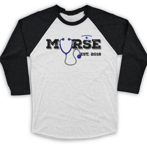 Murse Est 2018 Male Nurse Graduation Baseball Raglan Shirt - Best Gift Smart