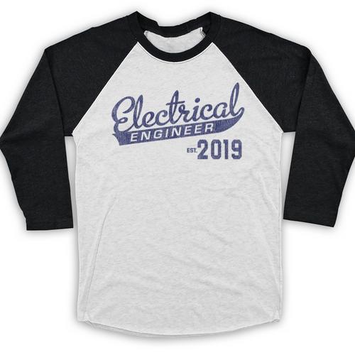 New Electrical Engineer Est 2019 Graduation Baseball Raglan Shirt - Best Gift Smart