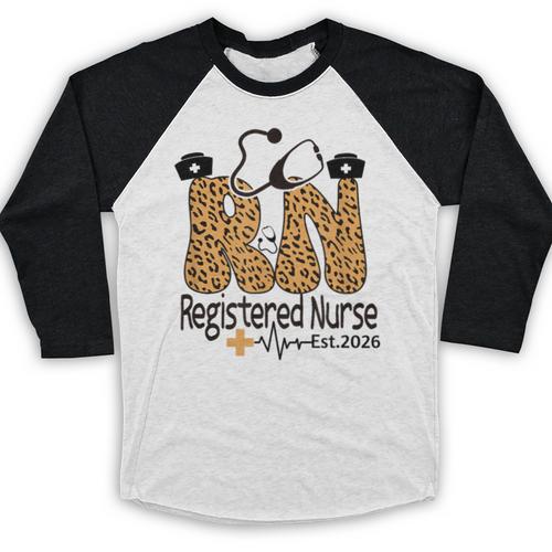 Nurse Est 2026 Graduation Graduate Nursing Student RN LPN Baseball Raglan Shirt - Best Gift Smart