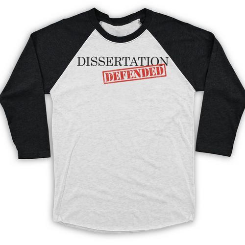 PhD Thesis Defense Graphic Doctoral Graduation Baseball Raglan Shirt - Best Gift Smart