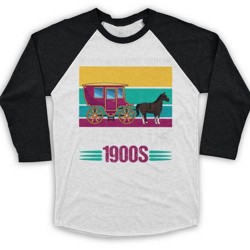Please Be Patient With Me I'm From The 1900s Cool Dad Premium Baseball Raglan Shirt - Figerry