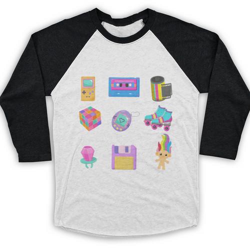 Please Be Patient With Me I'm From The 1900s Retro 90's Baseball Raglan Shirt - Figerry