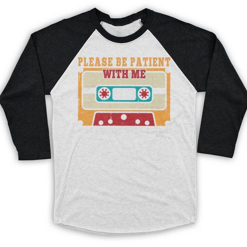 Please Be Patient With Me I'm From The 1900s Vintage Dad Premium Baseball Raglan Shirt - Figerry