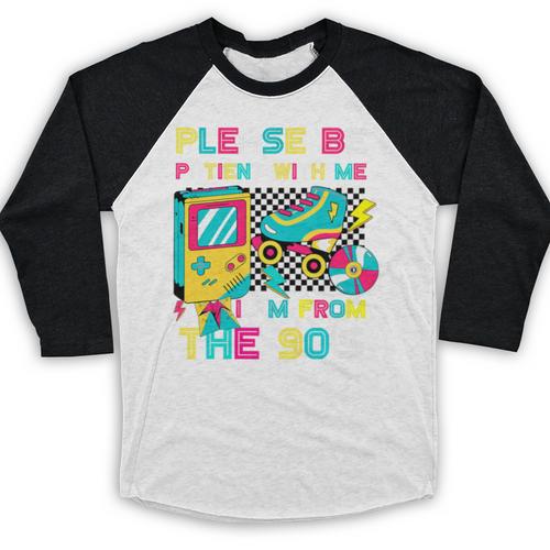 Please Be Patient With Me I'm From The 1900s Vintage 1900s Premium Baseball Raglan Shirt - Figerry