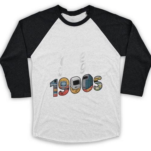Please Be Patient I'm From The 1900s Vintage Tech Graphic Raglan Baseball Tee Baseball Raglan Shirt - Figerry