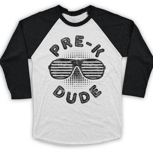 Pre-K Dude Shirt Boy Girl Graduation Back To School Baseball Raglan Shirt - Best Gift Smart