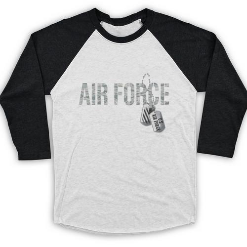 Proud Air Force Wife Air Force Graduation USAF Wife Baseball Raglan Shirt - Best Gift Smart