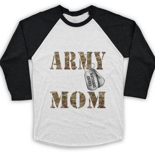 Proud Army National Guard Mom National Guard Graduation Baseball Raglan Shirt - Best Gift Smart