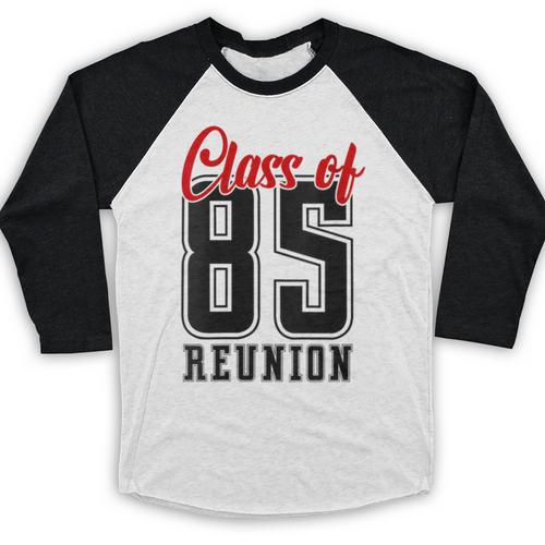 Reunion 1985 Matching Graduation High School Class Of 1985 Baseball Raglan Shirt - Best Gift Smart