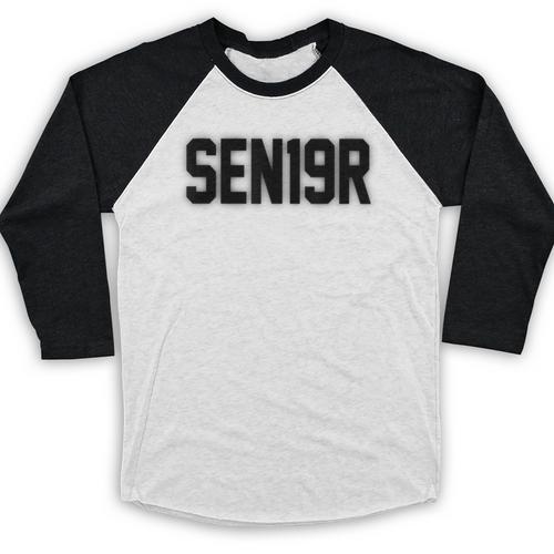 SEN19R Senior 2019 High School Graduation Party T-Shirt Baseball Raglan Shirt - Best Gift Smart