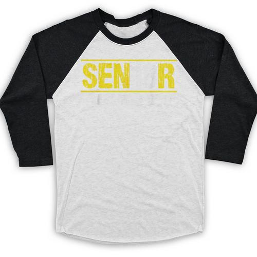 Senior 2018 Class President-School Colors Graduation Baseball Raglan Shirt - Best Gift Smart