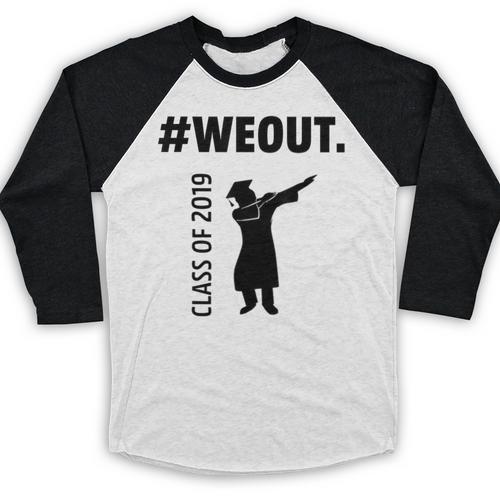 Senior 2019 Grad College High School Graduation Baseball Raglan Shirt - Best Gift Smart