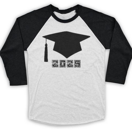 SENIOR 2025 Cute Graduation Class Of 2025 Graduate Baseball Raglan Shirt - Best Gift Smart