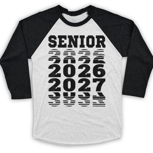 Senior 2026 2027 Class Of Graduation Baseball Raglan Shirt - Best Gift Smart