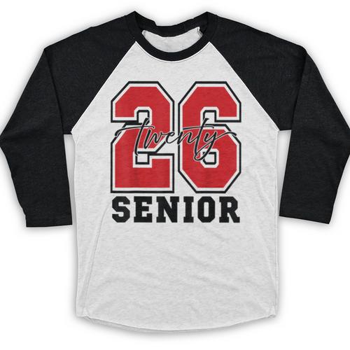 Senior 2026 Class Of 2026 School Graduation 2026 Merch Baseball Raglan Shirt - Best Gift Smart