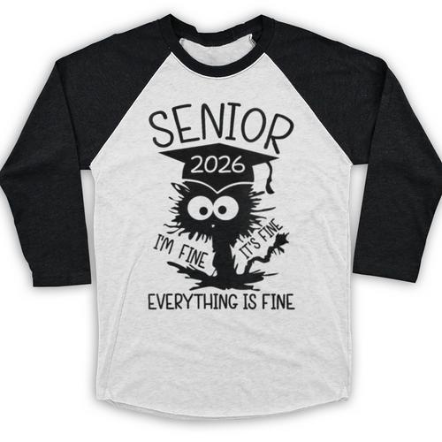 Senior 2026 High School College Graduation Year Class Of 26 Baseball Raglan Shirt - Best Gift Smart