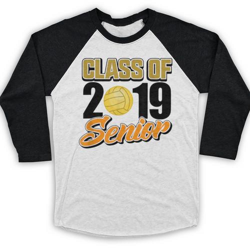 Senior Class Of 2019 Tshirt Graduation School Volleyball Baseball Raglan Shirt - Best Gift Smart