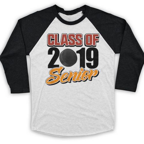 Senior Class Of 2019 Tshirt Graduation Students Hockey Baseball Raglan Shirt - Best Gift Smart