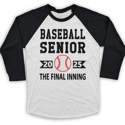 Senior Class Of 2025 Baseball Senior Night Graduation Party Baseball Raglan Shirt - Best Gift Smart