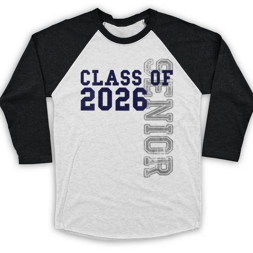 Senior Class Of 2026 Graduation Year High School & College Baseball Raglan Shirt - Best Gift Smart