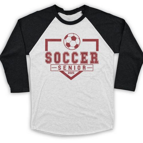 Soccer Senior Night Soccer Senior 2025 Graduation 33 Baseball Raglan Shirt - Best Gift Smart