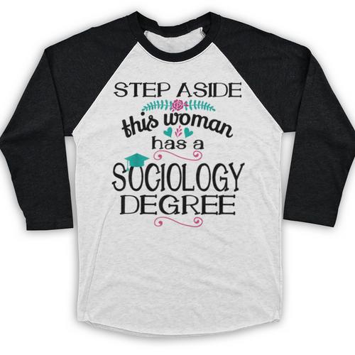 Sociology Degree Graduation Sociologist Bachelors 2025 Baseball Raglan Shirt - Best Gift Smart