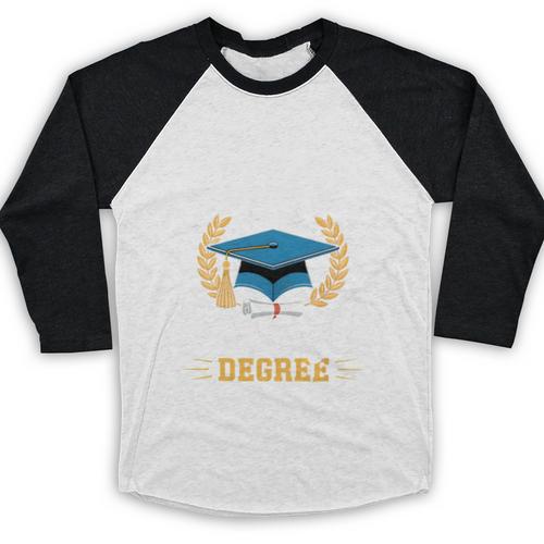 I Survived My Dad's History Degree Graduation Baseball Raglan Shirt - Best Gift Smart