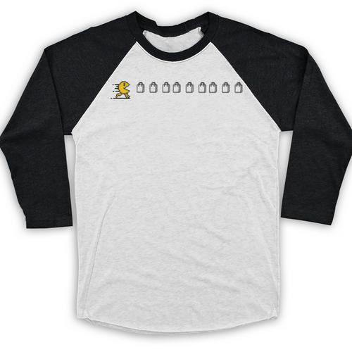 Thanksgiving Fun Nostalgia Pixels Shopping Therapy Baseball Raglan Shirt - Figerry