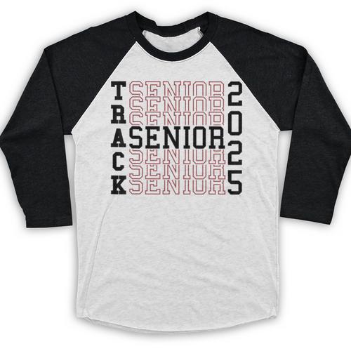Track Senior Night Track Senior 2025 Graduation 60 Baseball Raglan Shirt - Best Gift Smart