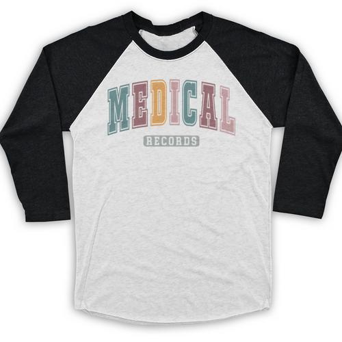 Vintage Medical Records Clerk Director Nursing Graduation Baseball Raglan Shirt - Best Gift Smart