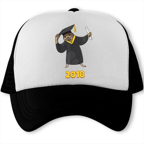 2018 Graduation Shirts Sloth Lovers For Women Teens Trucker Cap - Best Gift Smart