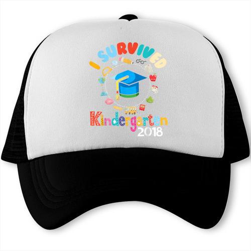 2018 Kindergarten Graduation Graduate Boys Girls Shirt Trucker Cap - Best Gift Smart