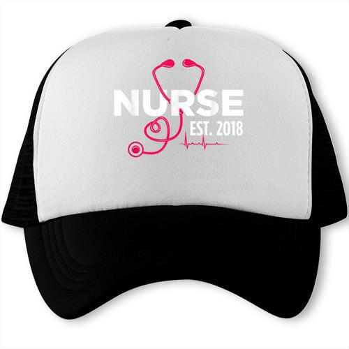 2018 Nursing School Graduation New Nurse Shirt Trucker Cap - Best Gift Smart