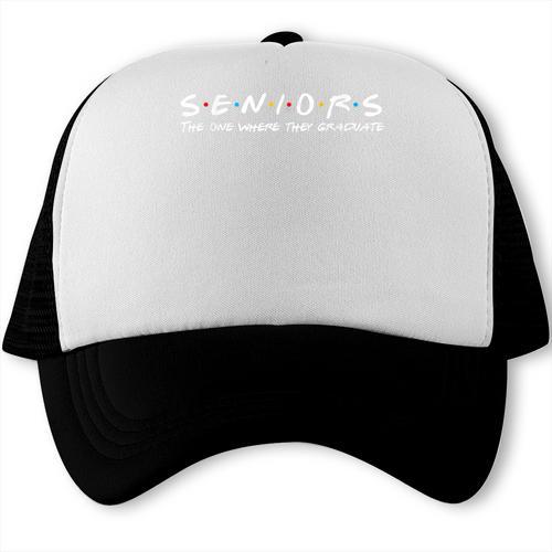 2023 Seniors The One Where They Graduate Graduation Class Trucker Cap - Best Gift Smart