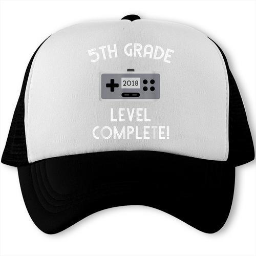 5th Grade Graduation Shirt Level Complete Video Gamer Trucker Cap - Best Gift Smart