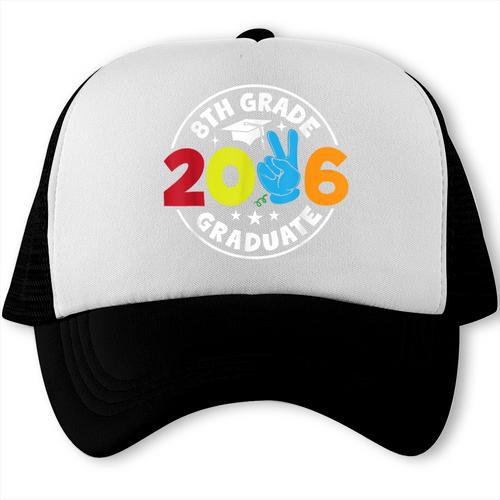8th Grade 2026 Graduate School Senior Year Graduation Day Trucker Cap - Best Gift Smart