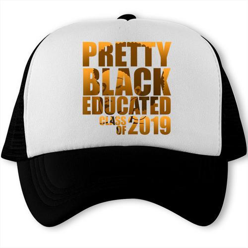 African American Girl Graduation Shirt Senior 2019 Trucker Cap - Best Gift Smart
