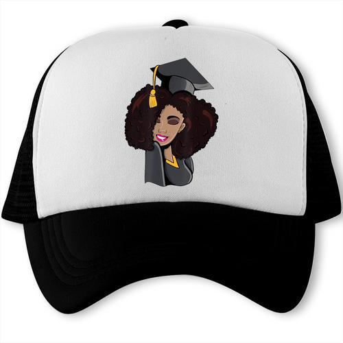 African Woman Educated Graduation 2019 Proud Trucker Cap - Best Gift Smart