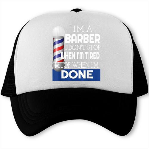 Barber Stylist Barber College Graduation Trucker Cap - Best Gift Smart