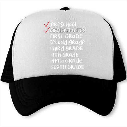 Checklist Kindergarten Class Of 2030 Shirt Graduation Trucker Cap - Best Gift Smart