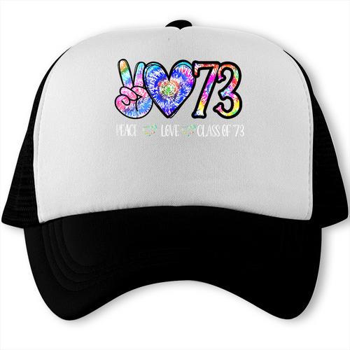 Class Of 1973 Tie Dye 50th Class Reunion Senior Graduation Trucker Cap - Best Gift Smart