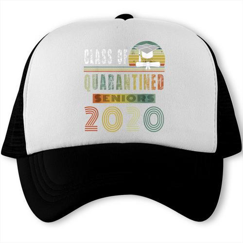 Class Of 2020 Quarantined Seniors Graduation Gift Trucker Cap - Best Gift Smart
