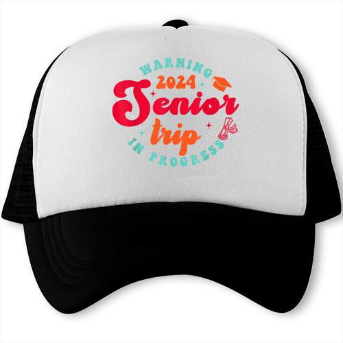 Class Of 2024 Senior Trip In Progress Graduation Trip Trucker Cap - Best Gift Smart
