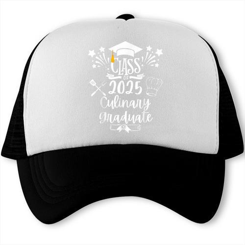 Class Of 2025 Culinary Graduate Culinary Chef Graduation Trucker Cap - Best Gift Smart