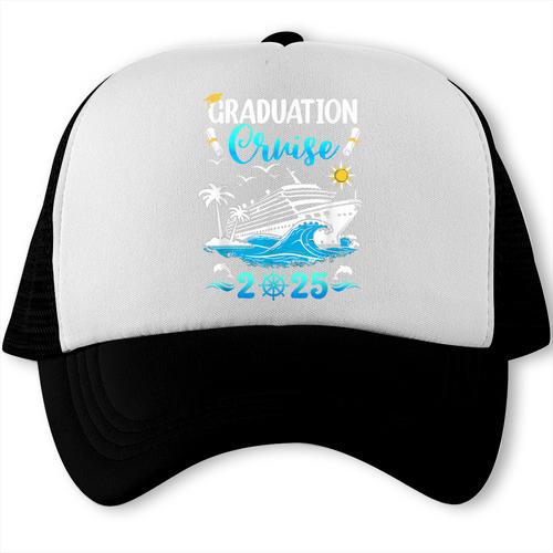 Class Of 2025 Graduation Cruise Senior Graduates Vacation Trucker Cap - Best Gift Smart