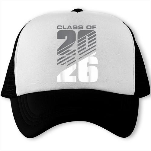 Class Of 2026 High School Senior Graduation Grey Sport Style Trucker Cap - Best Gift Smart